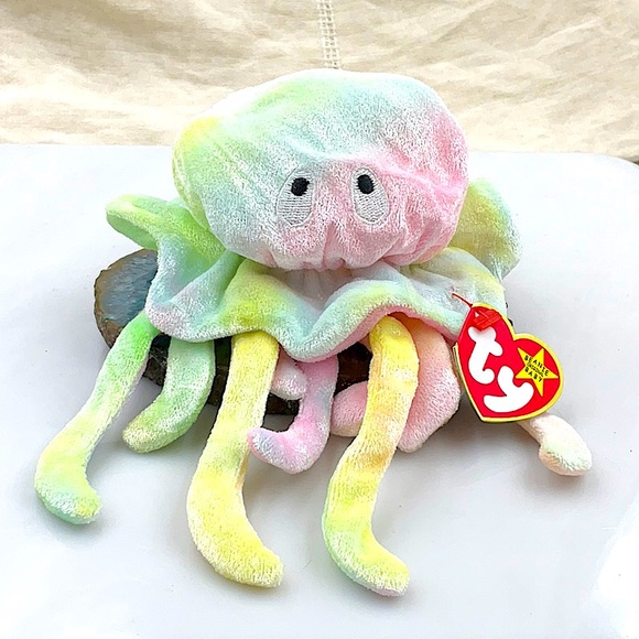 Ty Other - Retired 1998 Ty Beanie Baby “Goochy”The Jelly Fish. Birthday November 18, 1998